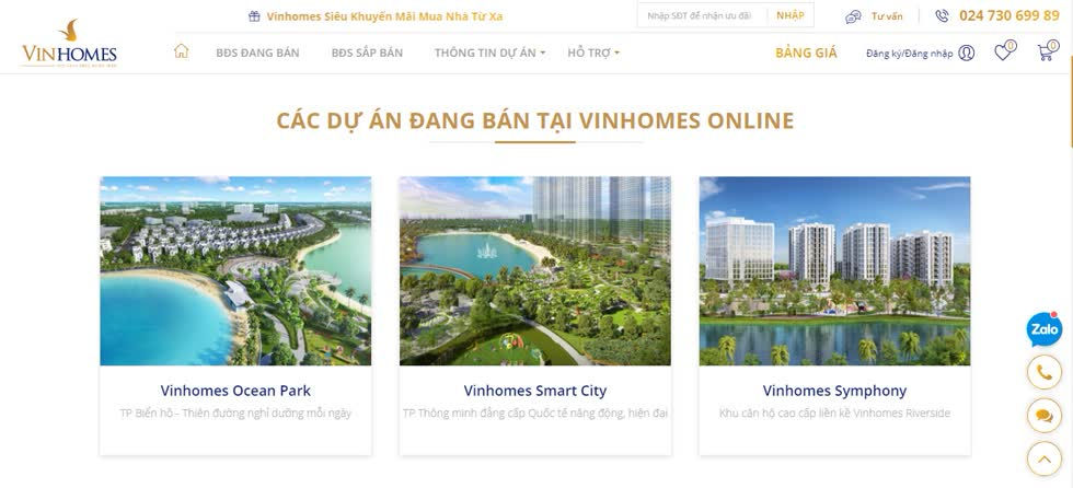 Giữa tâm bão dịch COVID-19, Vinhomes ra mắt sàn giao dịch bất động sản trực tuyến