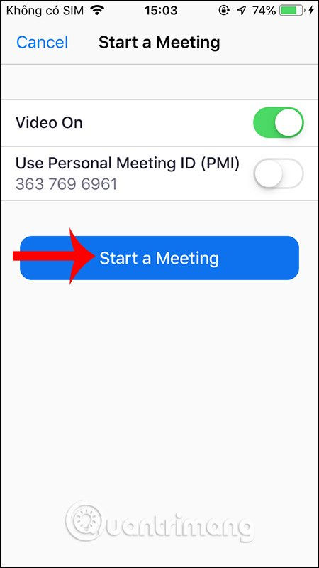Hướng dẫn sử dụng Zoom meeting trên điện thoại