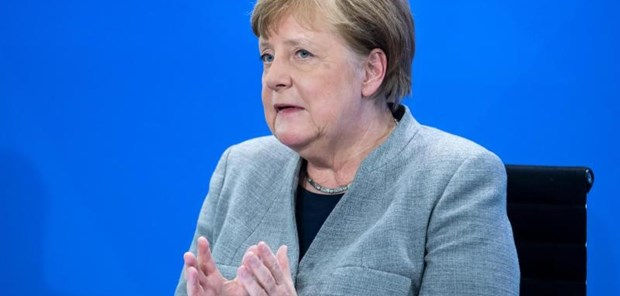 Thủ tướng Angela Merkel lên tiếng ủng hộ WHO. Ảnh: DPA.
