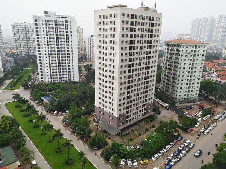   Do tình hình dịch COVID-19, nguồn cung căn hộ mới ở Hà Nội giảm thấp nhất 5 năm qua. (ảnh T.K)   