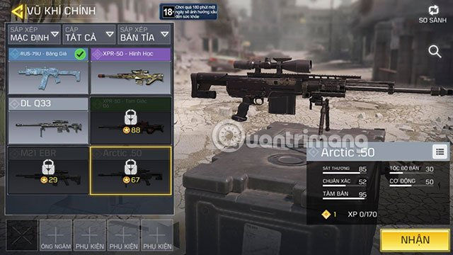 Top súng mạnh nhất Call of Duty Mobile