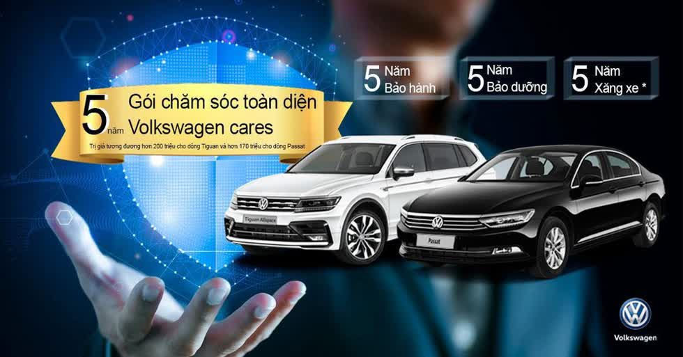 Chương trình tặng Gói Chăm sóc toàn diện Volkswagen cares.
