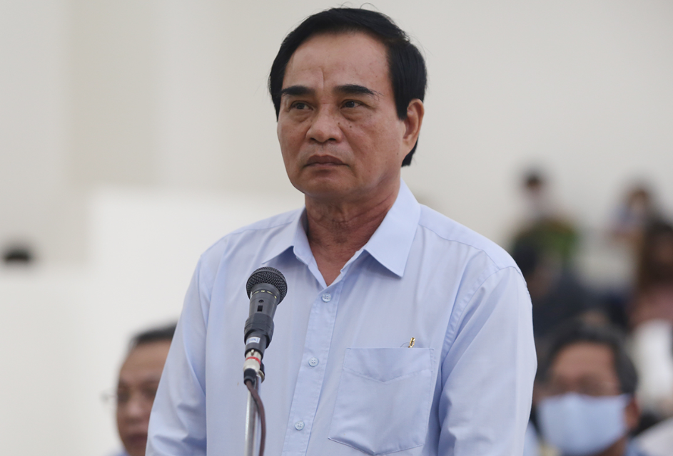   Cựu chủ tịch Văn Hữu Chiến tại phiên phúc thẩm. Ảnh: Vnexpress.    