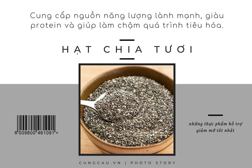 Những thực phẩm hỗ trợ giảm mỡ thừa cho cơ thể