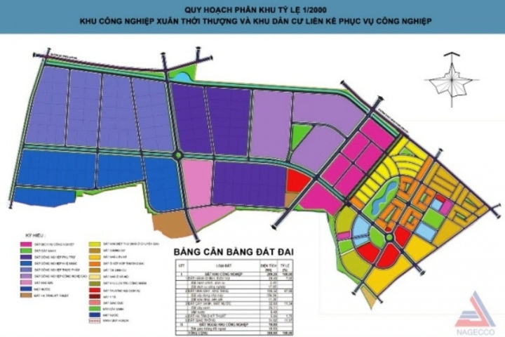 Quy hoạch khu công nghiệp Xuân Thới Thượng (300 ha) ở huyện Hóc Môn.