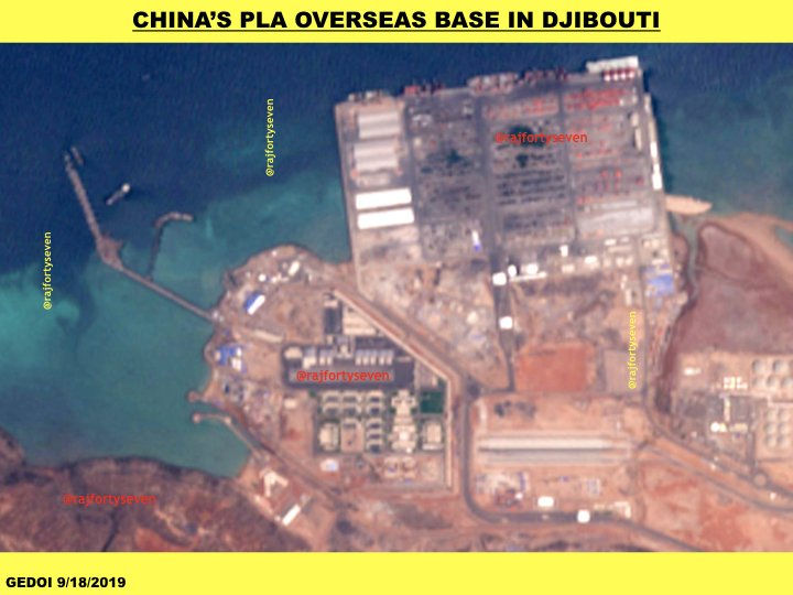 Ảnh vệ tinh chụp siêu pháo đài của hải quân Trung Quốc tại vùng Sừng châu Phi.