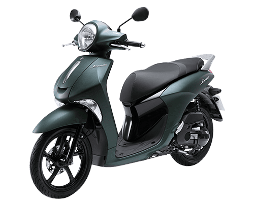 Yamaha Janus màu xanh lục.