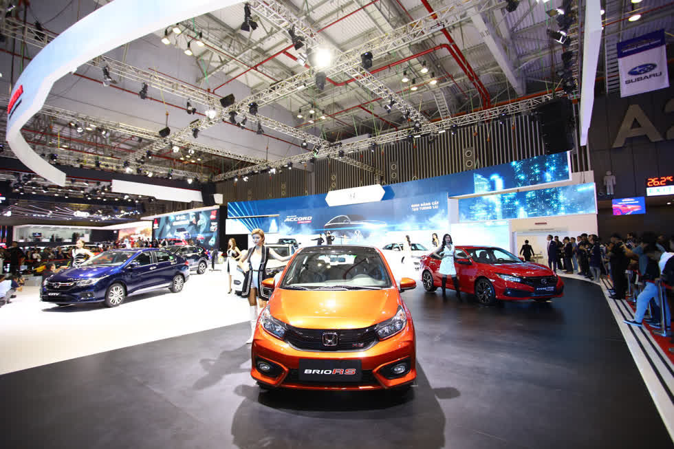Đội hình của Honda mang tới Vietnam Motor Show 2019 đang là các dòng xe thu hút nhiều sự quan tâm của khách hàng trong đầu năm 2020 này.