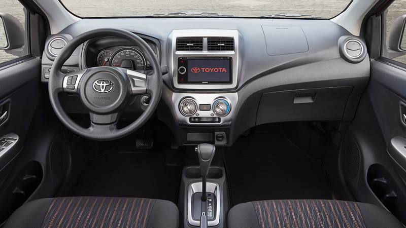 Nội thất Toyota Wigo MT 2019.
