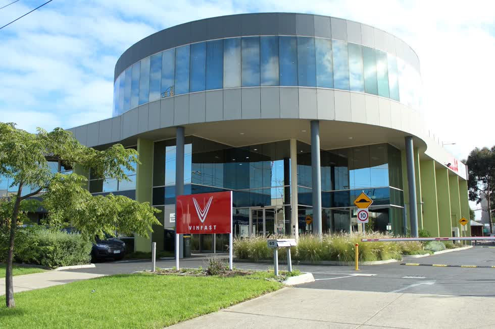 Văn phòng mới của VinFast nằm tại thành phố Melbourne, miền nam nước Úc.