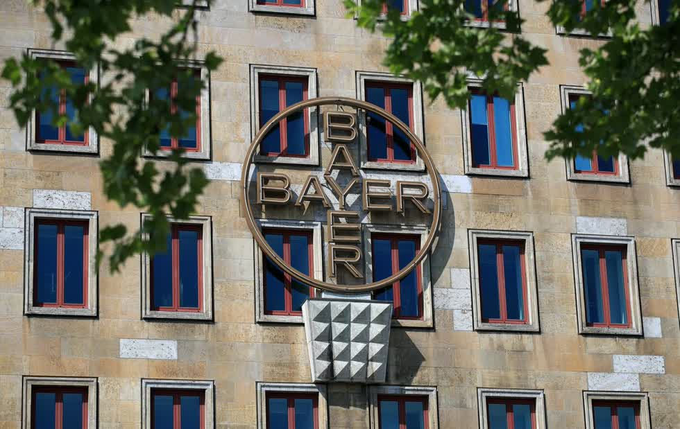 Trụ sở nhà sản xuất dược phẩm và hóa chất Đức Bayer AG ở Leverkusen, Đức. Ảnh: Reuters.