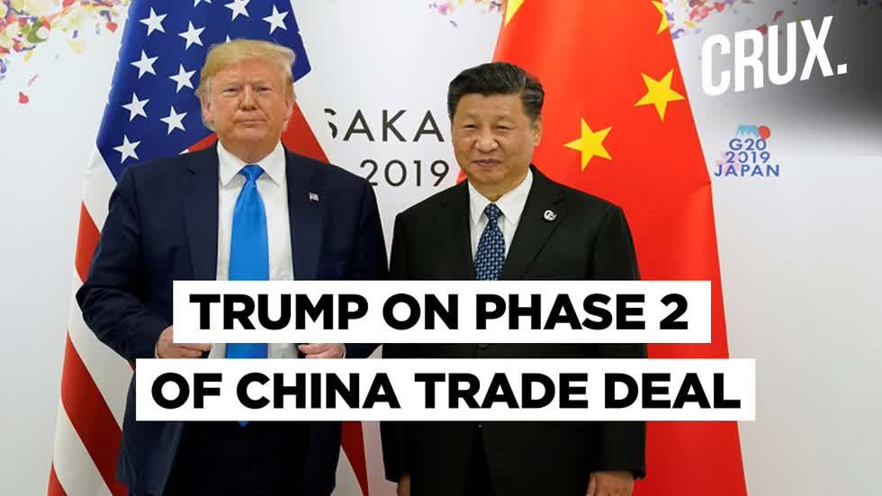 Tổng thống Donald Trump cho biết, ông không nghĩ đến thỏa thuận thương mại giai đọan 2 với Trung Quốc.