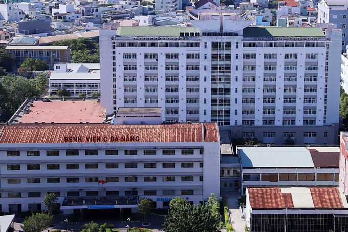 Bệnh viện C Đà Nẵng, nơi bệnh nhân nghi nhiễm COVID-19 đến khám. Ảnh: Khoa học và đời sống