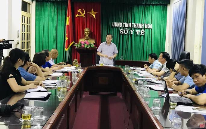 Sở Y tế tỉnh Thanh Hóa tổ chức họp khẩn chỉ đạo phòng, chống dịch COVID-19. Ảnh: Internet