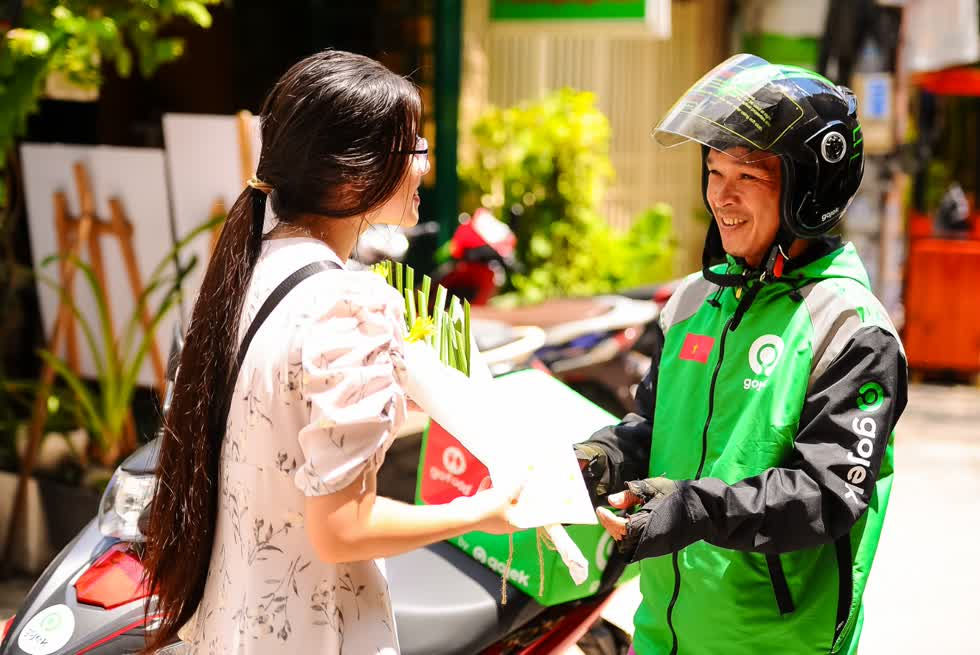 Ông Phùng Tuấn Đức: Gojek Việt Nam đang ‘đứng trên vai người khổng lồ’. Ảnh: Tố Uyên