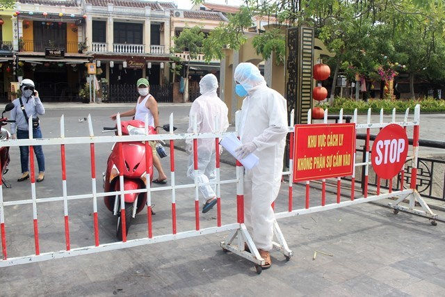  Quảng Nam phỏng tỏa nhiều khu vực nguy cơ cao lây nhiễm COVID-19.
