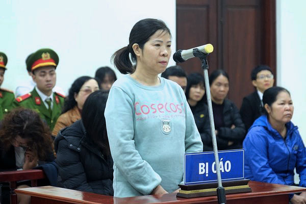 Bị cáo Nguyễn Bích Quy tại phiên tòa sơ thẩm.