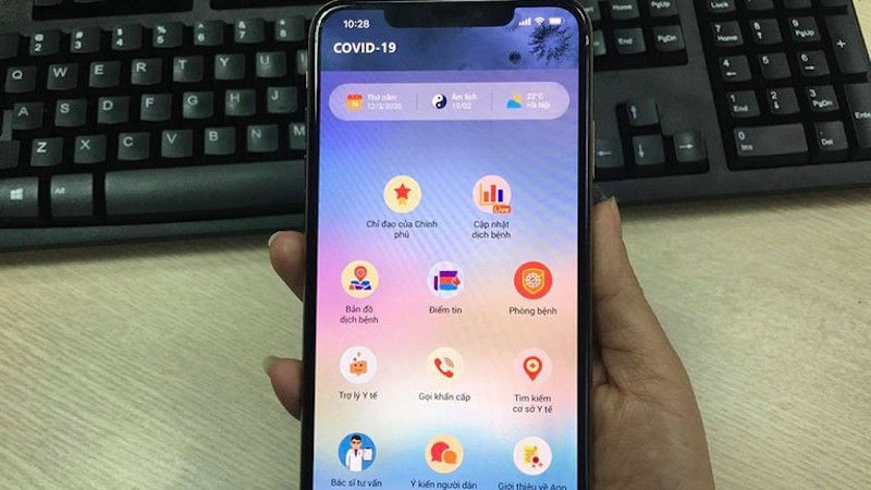 Ứng dụng COVID-19 (Bộ Y tế phát hành).