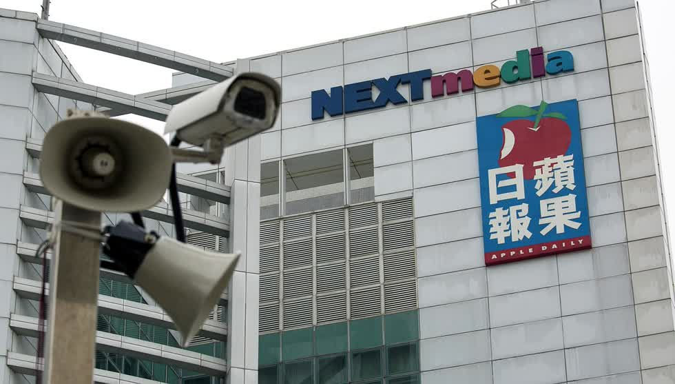 Next Digital và Apple Daily là một thế lực truyền thông lớn nhất nhì Hong Kong. Ảnh: Straits Times
