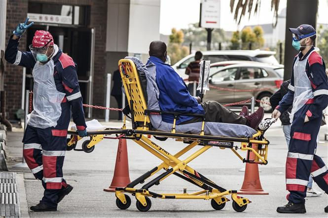 Một bệnh nhân nhiễm bệnh ở Nam Phi.
