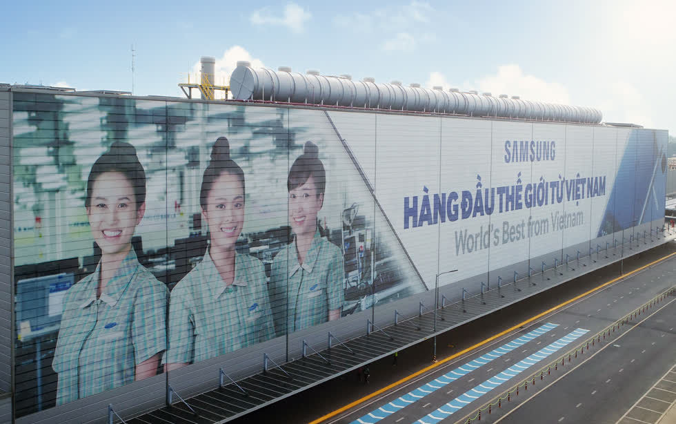 Các nhà máy Samsung tại Việt Nam vẫn hoạt động bình thường. Ảnh: Noi Pictures