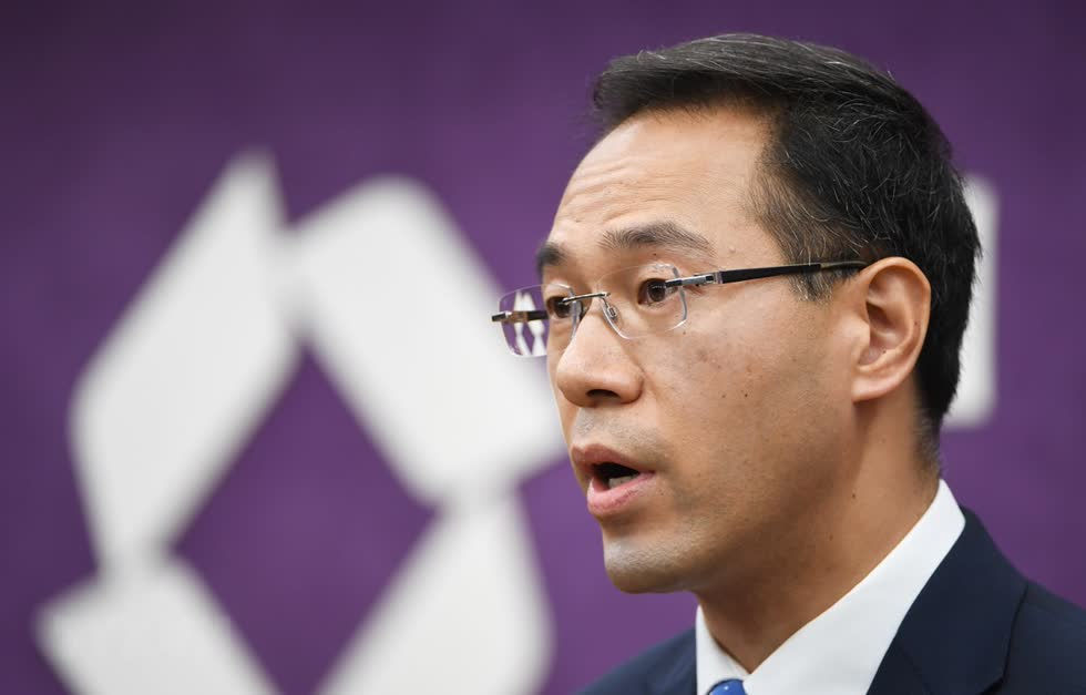 Người phát ngôn Bộ Thương mại Trung Quốc Cao Phong. Ảnh: AFP/TTXVN