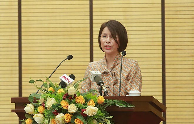 Bà Trần Thị Nhị Hà, Phó giám đốc Sở Y tế Hà Nội. Ảnh: HNP.