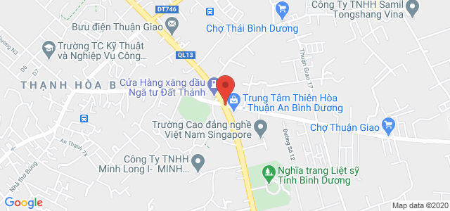 vị trí dự án Anderson Park Thuận An