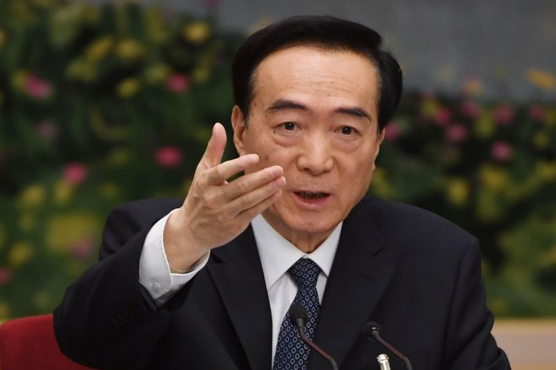 Chen Quanguo, ủy viên Bộ Chính trị Trung Quốc, người có tên trong danh sách trừng phạt của Mỹ.