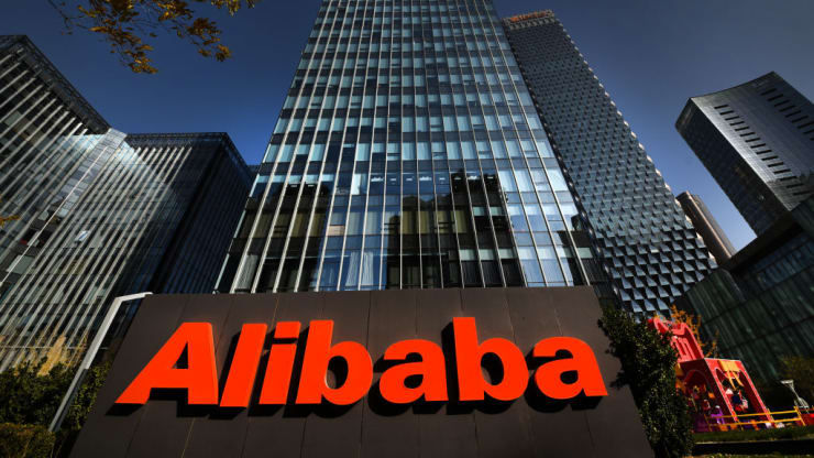 Bên ngoài Trụ sở chính của Tập đoàn Alibaba tại Bắc Kinh, Trung Quốc. Ảnh: Getty.