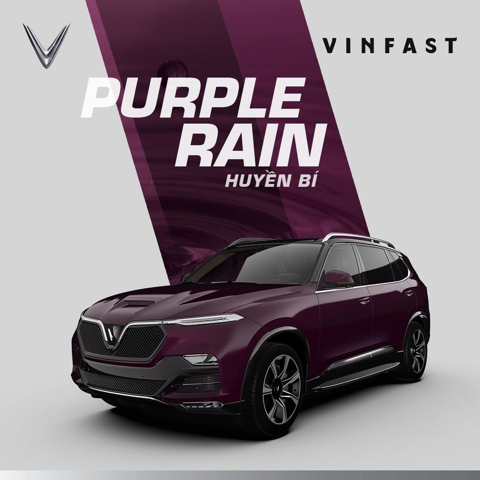 VinFast President màu tím.