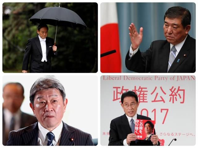 Các ứng cử viên tiêu biểu kế nhiệm chức thủ tướng Nhật Bản. Ảnh: Reuters