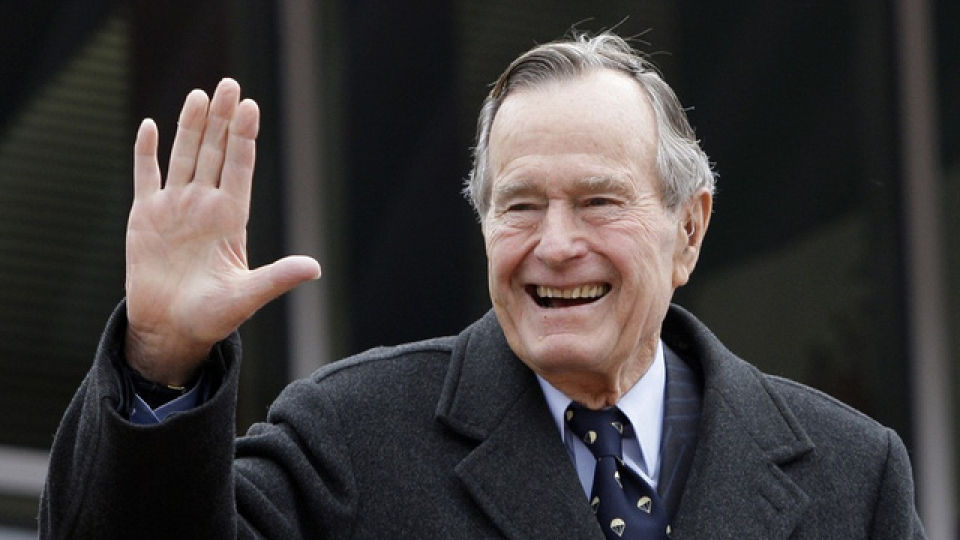George Herbert Walker Bush, Tổng thống thứ 41 của Hoa Kỳ. Ảnh: AP