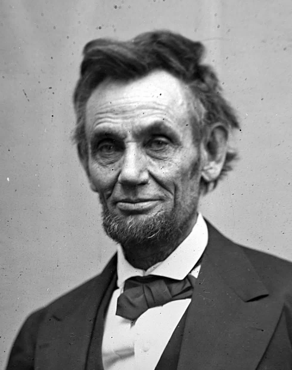 Abraham Lincoln, là người cao nhất trong các Tổng thống Mỹ. Ảnh: Alexander Gardner