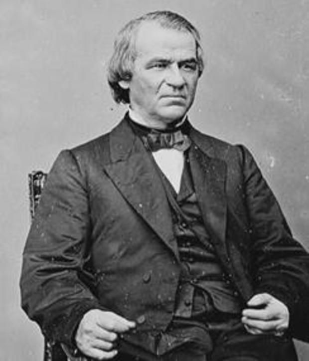 Tổng thống Andrew Johnson. Ảnh: CBS News