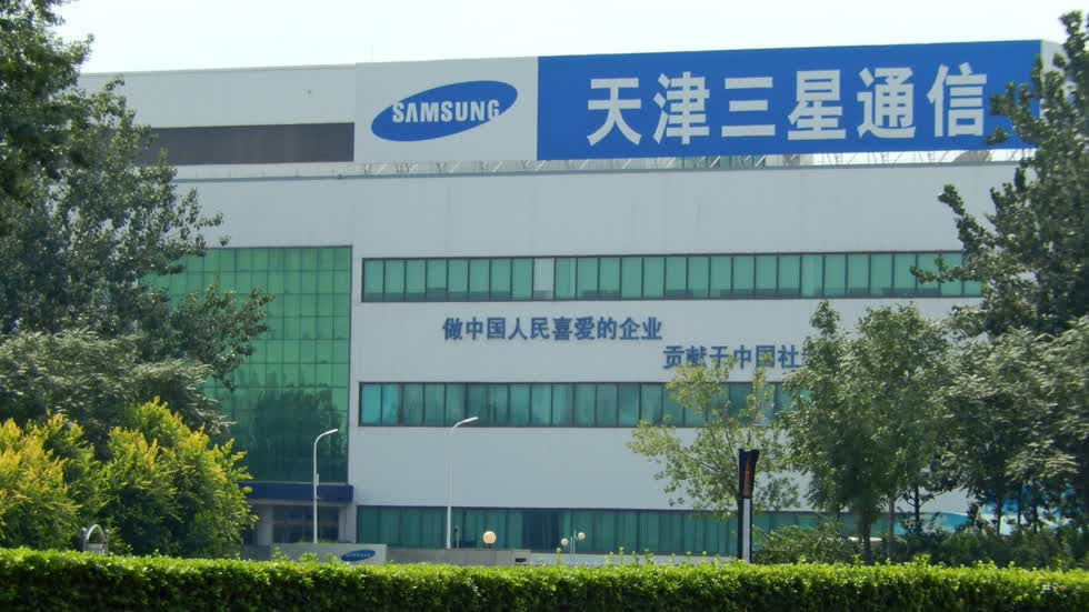 Nhà máy Samsung Thiên Tân đã hoạt động gần 30 năm. Ảnh: ANR