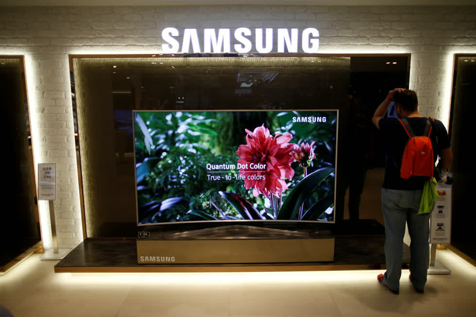 Samsung là hãng TV lớn nhất thế giới với số lượng xuất xưởng hơn 10 triệu sản phẩm. Ảnh: ANR