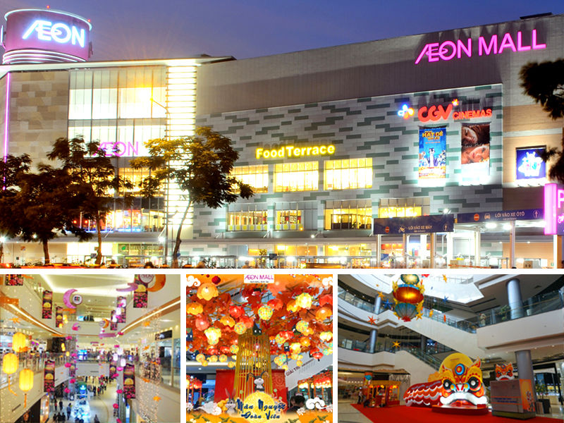 Các trung tâm thương mại AEON là nơi có nhiều hoạt động vui Trung thu cho trẻ em. Ảnh: AEON MALL