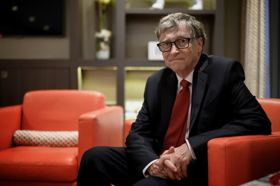 Tỷ phú Bill Gates tại một sự kiện ở Lyon, Pháp tháng 10/2019. Ảnh: AFP/TTXVN.