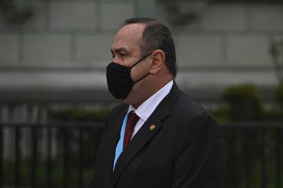 Tổng thống Guatemala Alejandro Giammattei. Ảnh: AFP