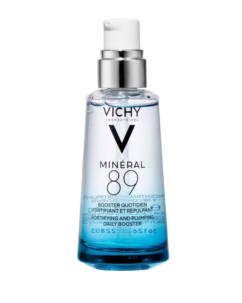 Serum Vichy Mineral 89 Daily Skin Booster Serum and Moisturizer. 