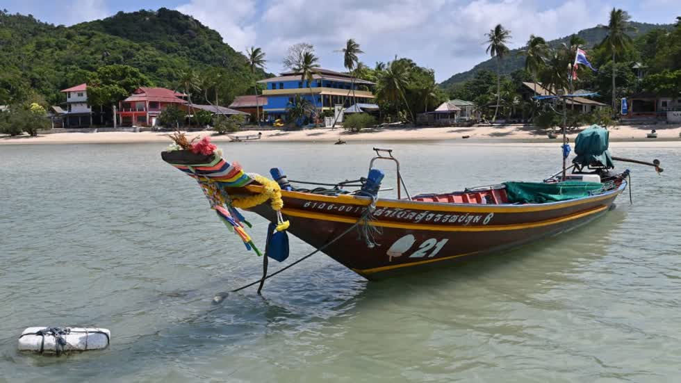 Đảo Koh Tao ở Thái Lan vắng bóng khách du lịch. Ảnh: CNN.