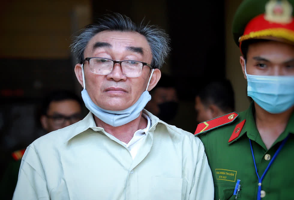 Bị cáo Nguyễn Khanh sau phiên tòa trưa 22/9. Ảnh: Vnexpress