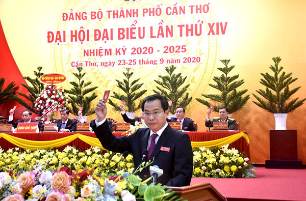 Ông  Lê Quang Mạnh là tân Bí thư Thành ủy Cần Thơ khóa XIV, nhiệm kỳ 2020-2025. Ảnh: báo Cần Thơ