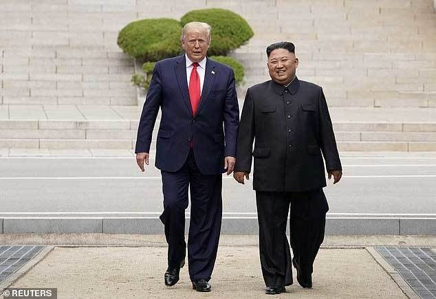 Tổng thống Mỹ Donald Trump và lãnh đạo Triều Tiên Kim Jong Un. Ảnh: Reuters