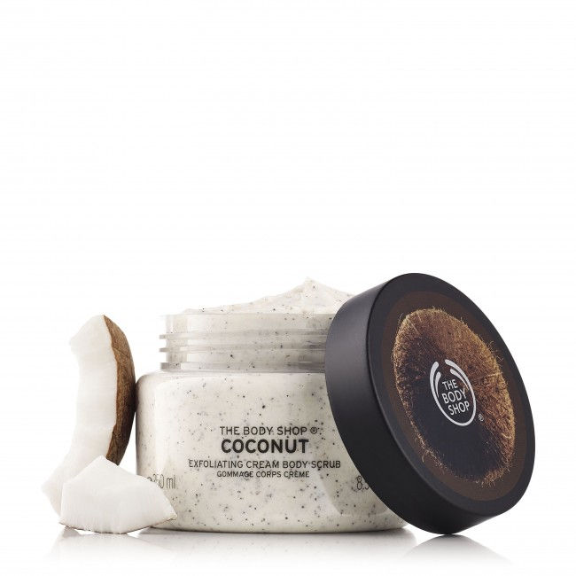 Tẩy da chết The Body Shop Coconut Exfoliating Cream Body Scrub. 