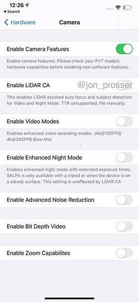  iPhone 12 Pro Max sẽ được trang bị cảm biến LIDAR 