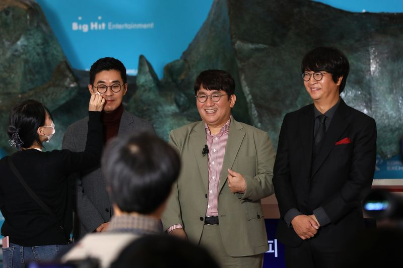 Nhà sáng lập Big Hit Entertainment Bang Si-hyuk tại tại Seoul. Ảnh: Ảnh: Bloomberg.