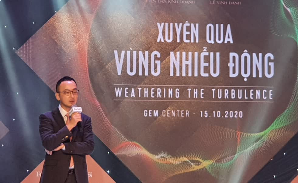  Ông II-Dong Kwon, Tổng Giám đốc BCG Việt Nam phát biểu trong Diễn đàn kinh doanh 2020. Ảnh: Xuyến Kim