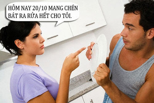 Cười nghiêng ngả với ảnh chế ngày 20/10